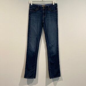 Paige Premium Denim Straight Leg Dark Wash Jeans - Size 6/8?
